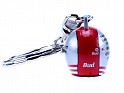 Helmet Kmart Havoline Silver, Red, Blue And White Spain 2012 Plastic. Uploaded by Winny